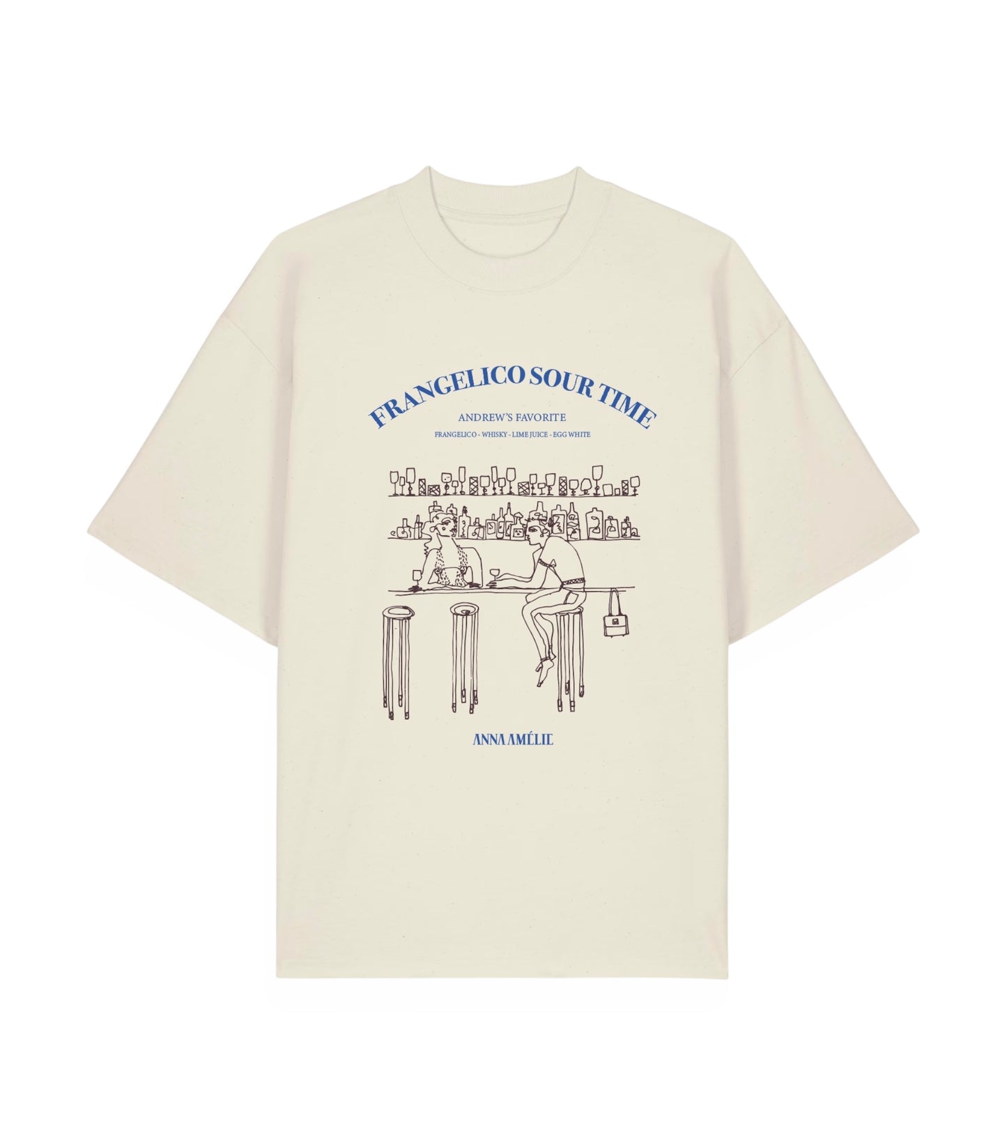“FRANGELICO SOUR” OVERSIZED T-SHIRT | NATURAL