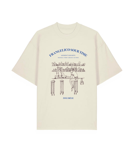 “FRANGELICO SOUR” OVERSIZED T-SHIRT | NATURAL