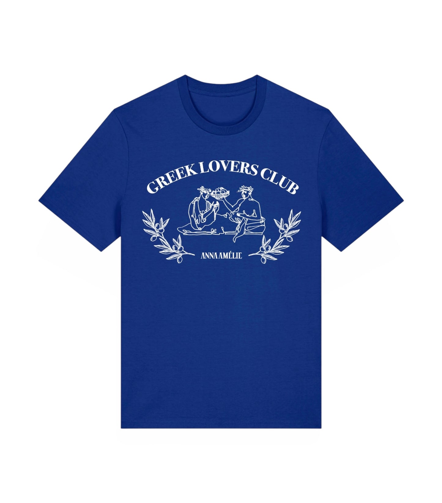 “GREEK LOVERS CLUB” CLASSIC T-SHIRT | GREEK BLUE