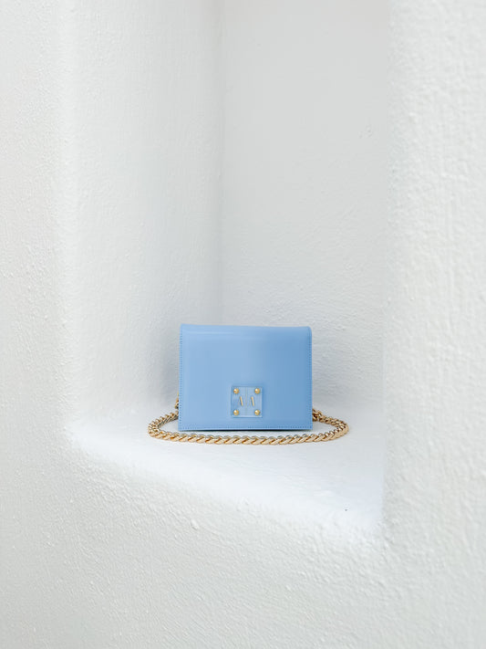 ARIAN BAG - SKY BLUE SMOOTH LEATHER