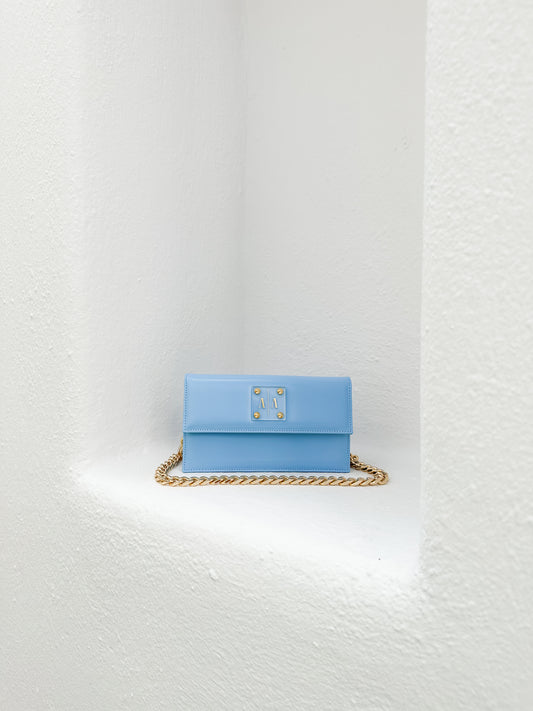 LOULOU BAG | SKY BLUE SMOOTH LEATHER