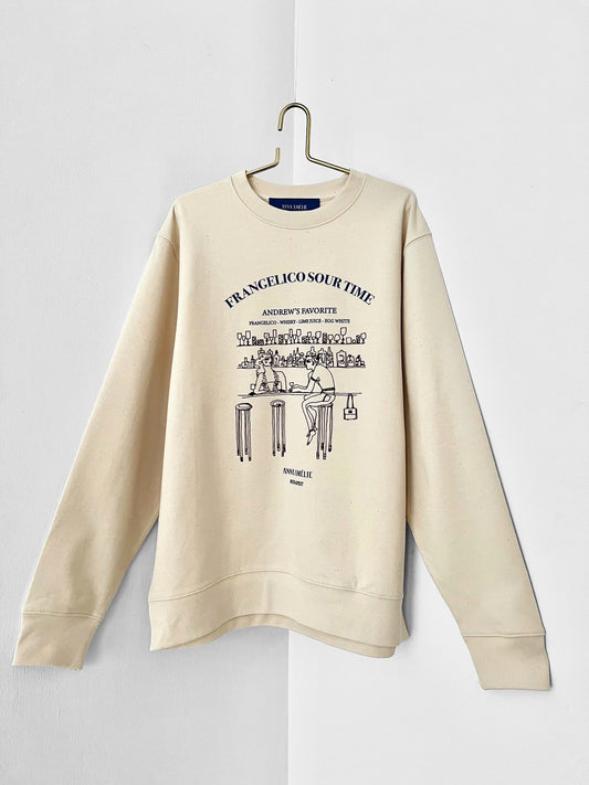 “FRANGELICO SOUR TIME” SWEATER | NATURAL