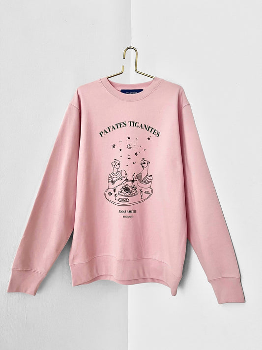 “PATATES TIGANITES” SWEATER | PINK