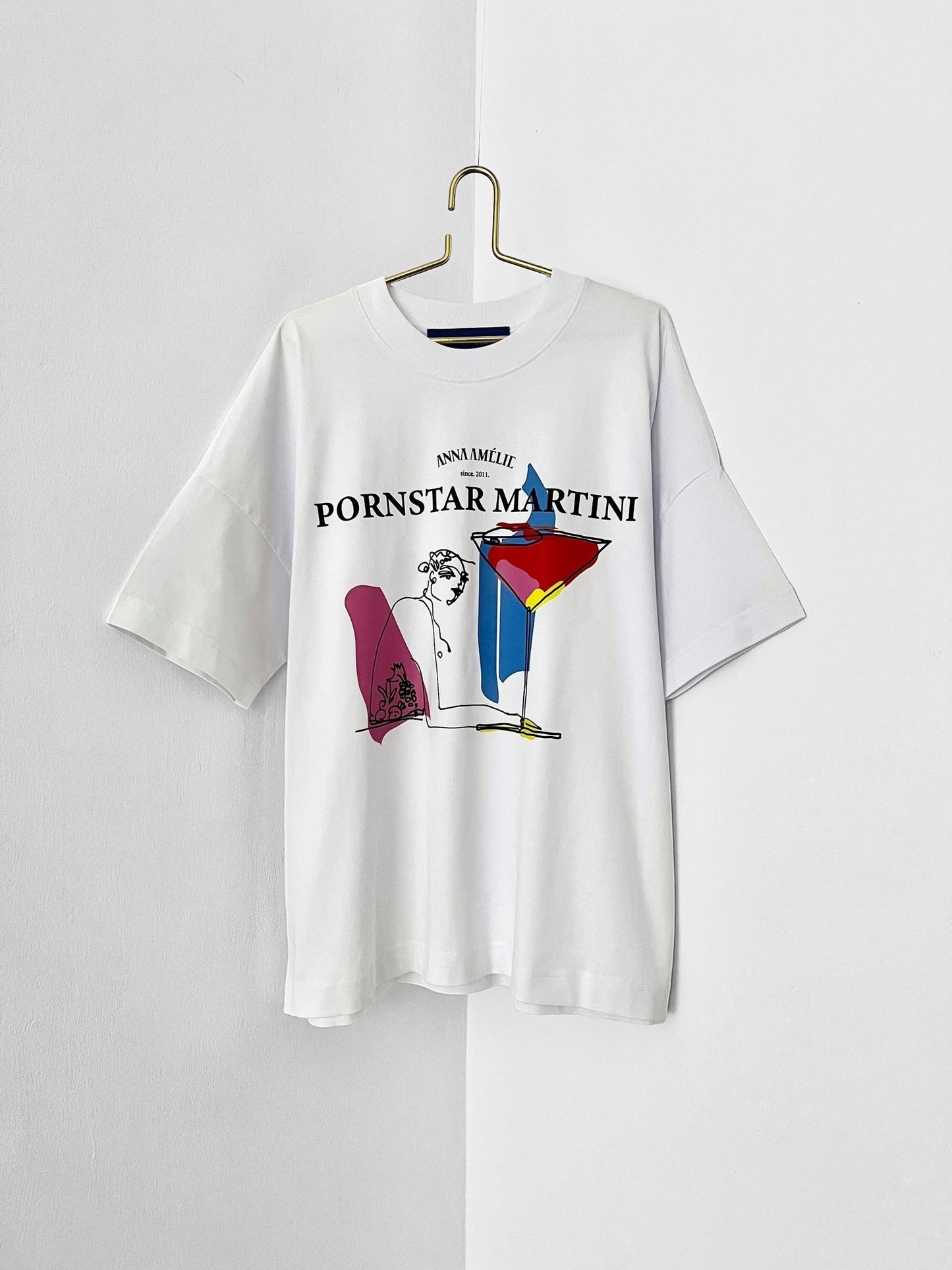 “PORNSTAR MARTINI” T-SHIRT | WHITE