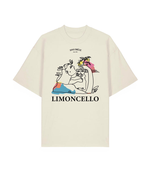 “LIMONCELLO” OVERSIZED T-SHIRT | CREME