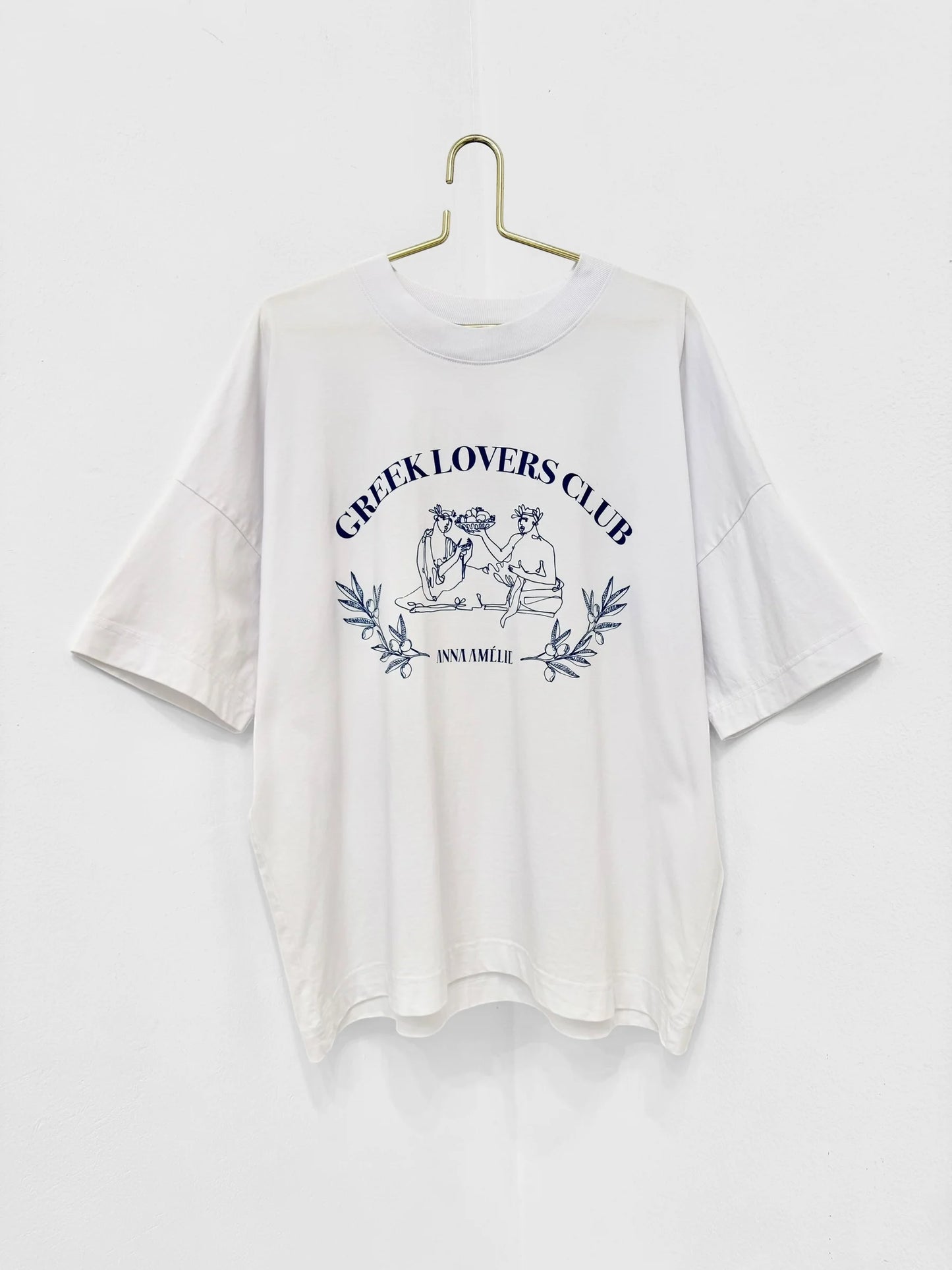 “GREEK LOVERS CLUB” T-SHIRT | WHITE