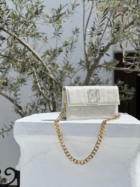 LOULOU BAG | OFF-WHITE TURTLE EMBOSSED