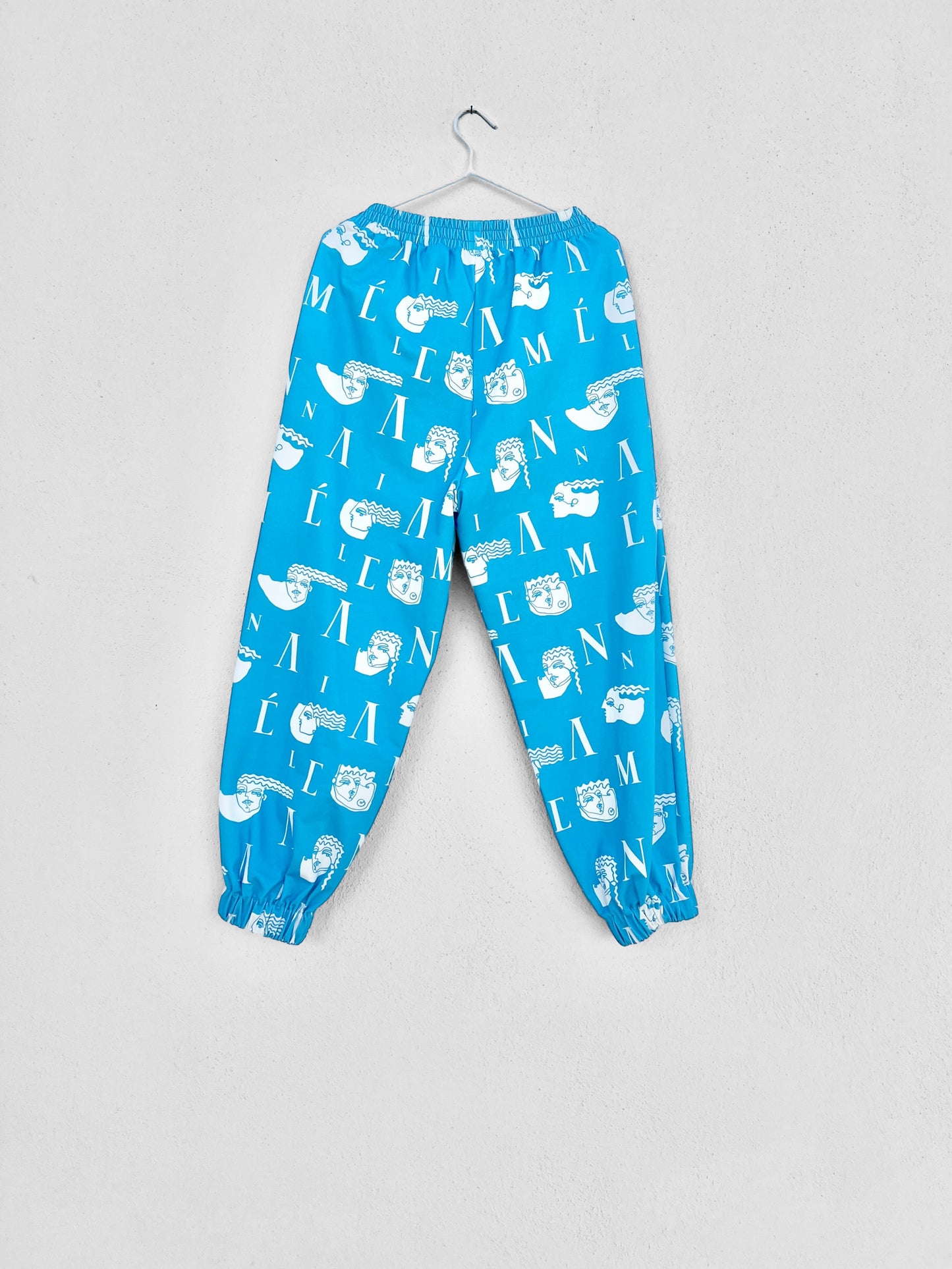 ATHENS JOGGER - LOGO HEADS PRINT | LIGHT BLUE