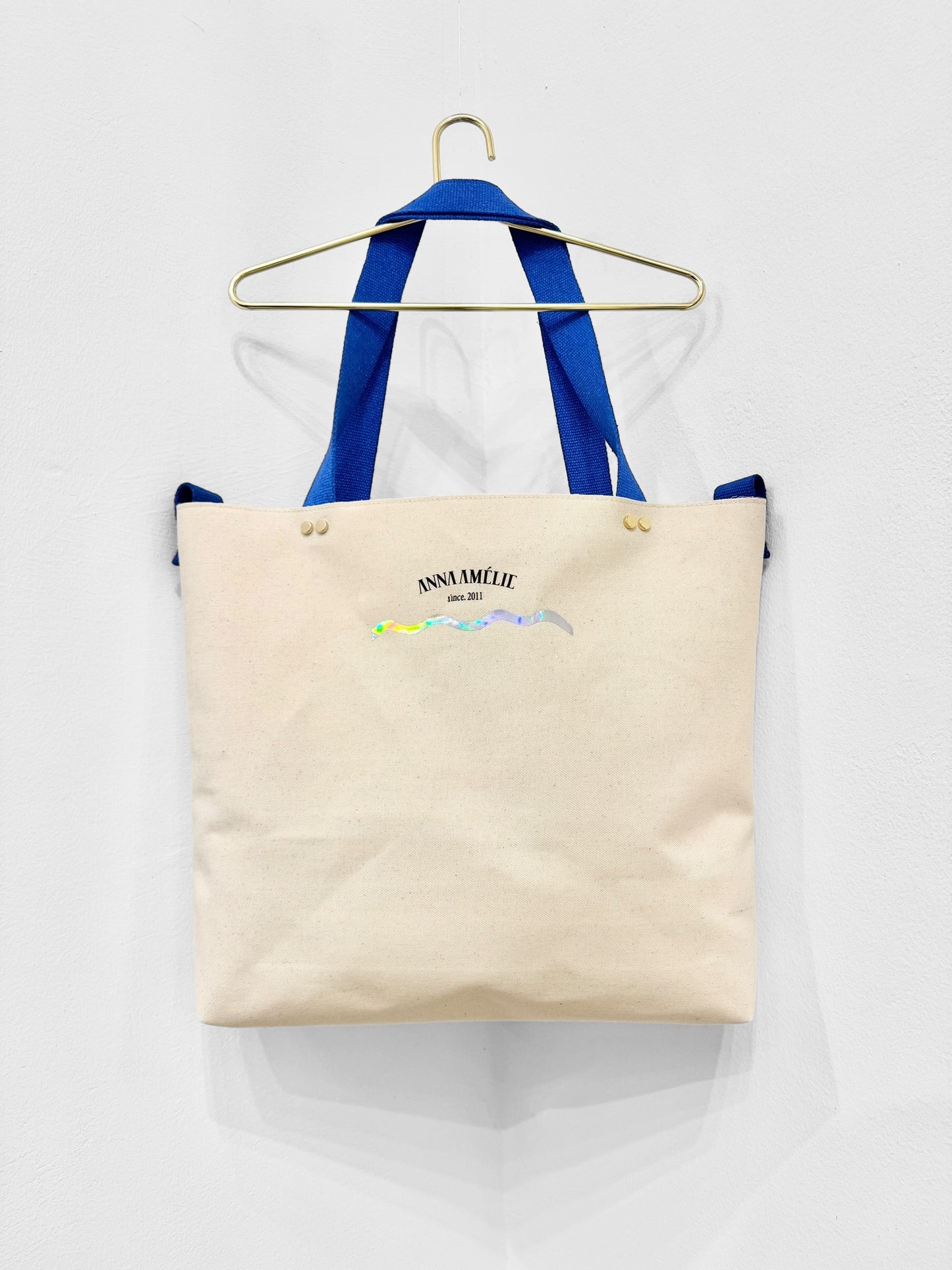 “PAPERCUT”  TOTE - UNIQUE SPECIAL EDITION | GREEK BLUE