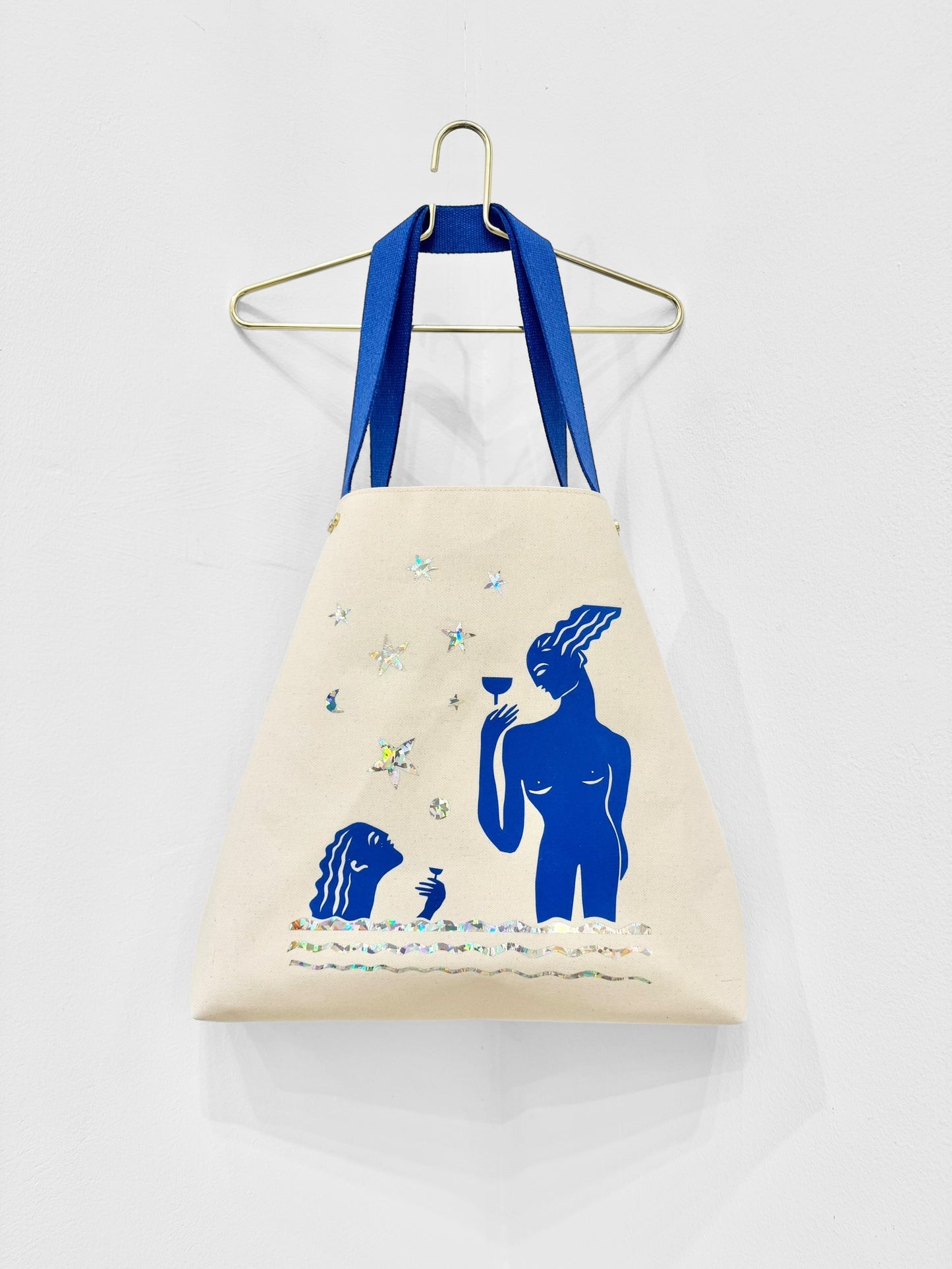 “PAPERCUT”  TOTE - UNIQUE SPECIAL EDITION | GREEK BLUE