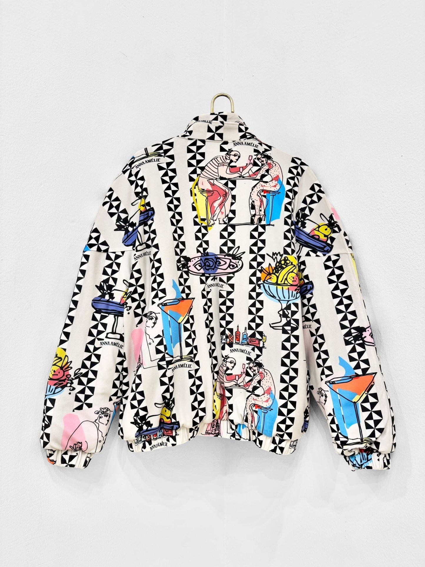 AMELIOU 2.0 VELVET PUFFER JACKET  - FEAST PRINT | MULTICOLOR PRINT MIX