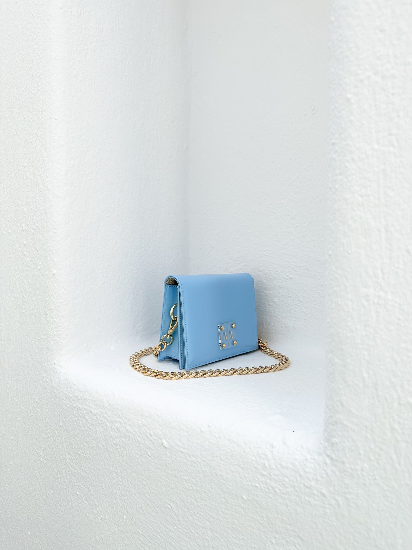 ARIAN BAG - SKY BLUE SMOOTH LEATHER