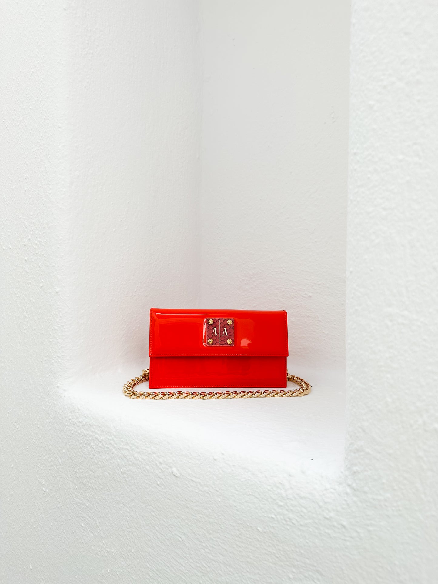 LOULOU BAG | VIBRANT ORANGE PATENT LEATHER