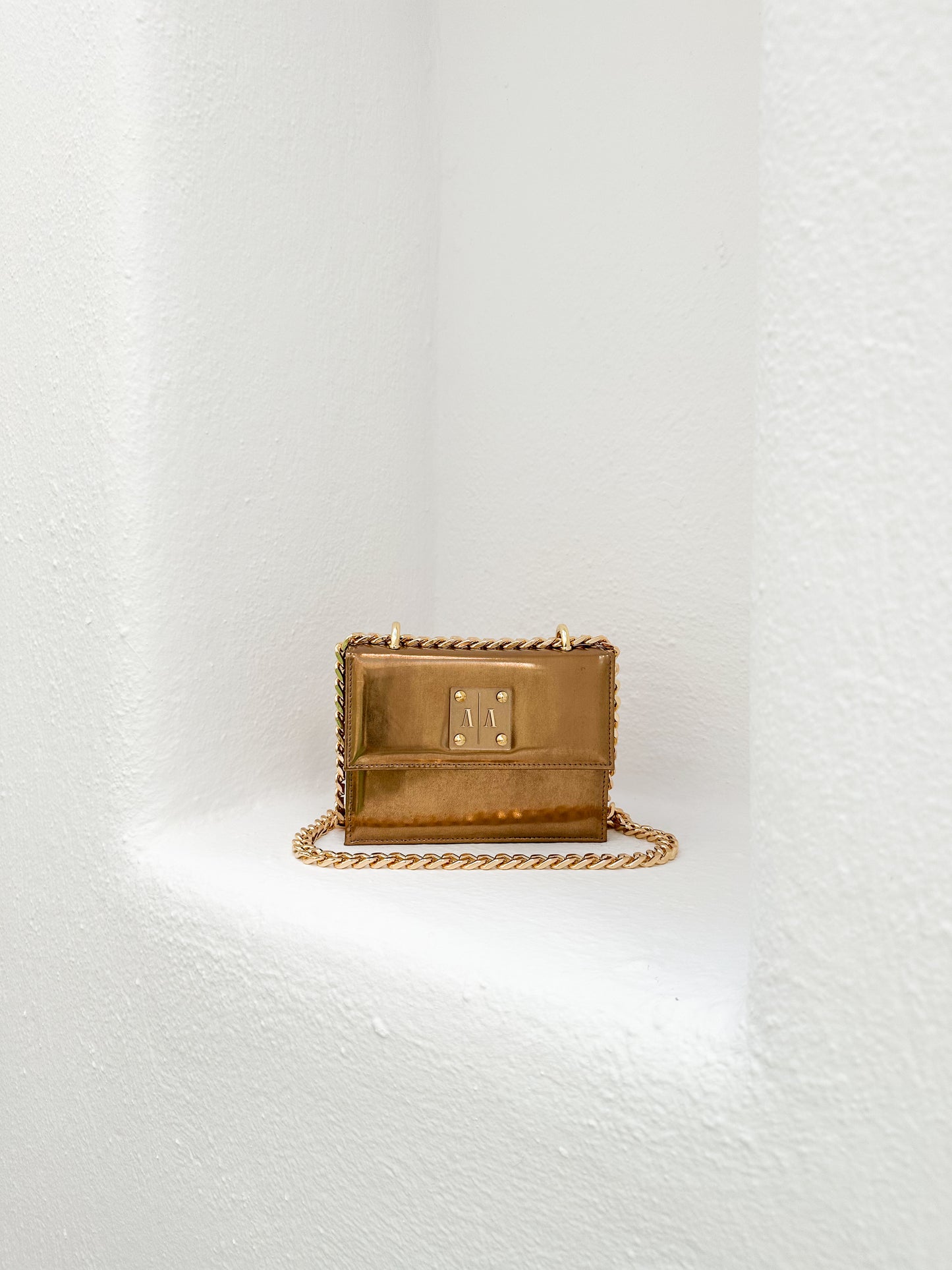 JUNE BAG  |  METALLIC BRONZE PATINA LEATHER